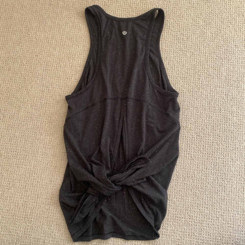 Lululemon razorback tie in back tank top
